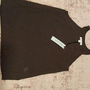 Gray high neck knit top 🤑